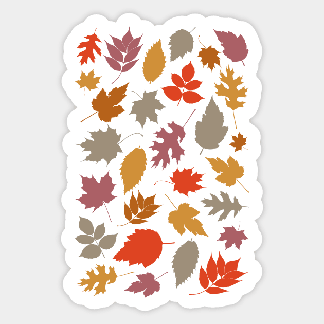 Autumn Leaves Sticker by dorothytimmer